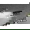 Mexen Next L paroi de baignoire 1 panneau 50 x 150 cm, motif noir, blanc - 895-050-000-03-70-20