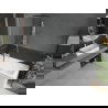 Mexen Next L paroi de baignoire 1-volet 80 x 150 cm, motif noir, blanc - 895-080-000-03-70-20