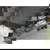Mexen Next L paroi de baignoire 1 volet 90 x 150 cm, motif noir, blanc - 895-090-000-03-70-20