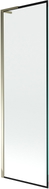 Mexen Next L écran de baignoire 1 volet 60 x 150 cm, cadre noir, doré - 895-060-000-03-70-50
