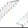 Paroi de douche Mexen Next L 1 vantail 80 x 150 cm, motif noir, or rose - 895-080-000-03-70-60