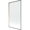 Mexen Next L pare-douche 1-volet 100 x 150 cm, cadre noir, or rose - 895-100-000-03-70-60