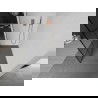 Mexen Kioto L paroi de douche Walk-in 100 x 200 cm, motif noir, laiton brossé - 800-100-103-65-78