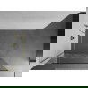 Mexen Kioto L paroi de douche à l'italienne 120 x 200 cm, motif blanc, doré - 800-120-103-50-85