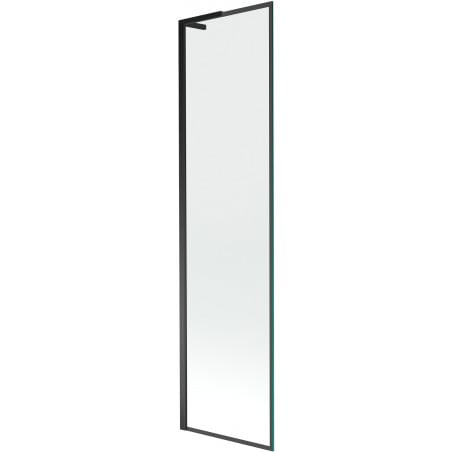 Mexen Next L pare-douche de baignoire 1 volet 50 x 150 cm, cadre noir, noir - 895-050-000-03-70-70