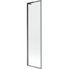 Mexen Next L pare-douche de baignoire 1 volet 50 x 150 cm, cadre noir, noir - 895-050-000-03-70-70