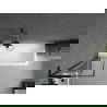 Mexen Next L paravent de baignoire 1-volet 50 x 150 cm, motif noir, noir - 895-050-000-03-70-70