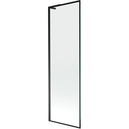 Mexen Next L paroi de baignoire 1 battant 60 x 150 cm, cadre noir, noir - 895-060-000-03-70-70