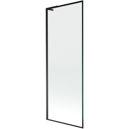 Mexen Next L paroi de baignoire 1-volet 70 x 150 cm, cadre noir, noir - 895-070-000-03-70-70