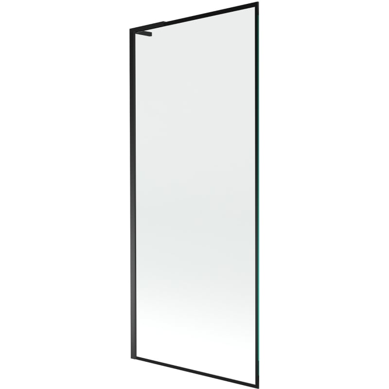 Mexen Next L paroi de baignoire à 1 vantail 80 x 150 cm, cadre noir, noir - 895-080-000-03-70-70