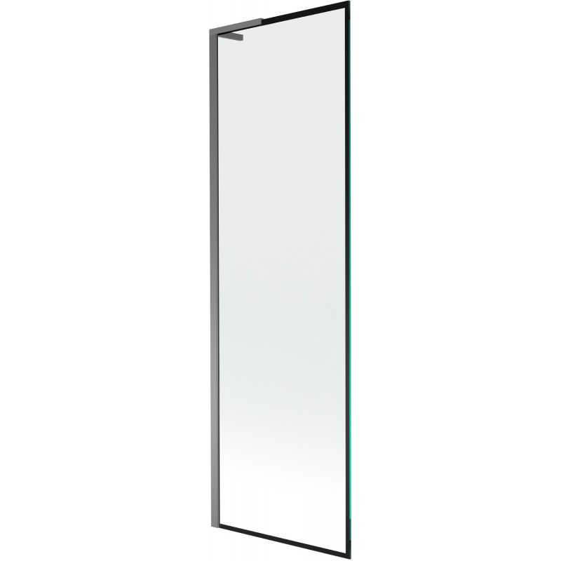 Paroi de baignoire Mexen Next L 1 vantail 60 x 150 cm, motif noir, gun metal - 895-060-000-03-70-95
