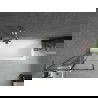 Paroi de baignoire pivotante Mexen Next L 1 volet 60 x 150 cm, motif noir, chrome - 895-060-000-03-77-01
