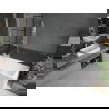 Mexen Next L paroi de bain 1 vantail 60 x 150 cm, motif noir, blanc - 895-060-000-03-77-20