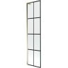 Mexen Next L pare-baignoire à 1 volet 50 x 150 cm, grille noire, doré - 895-050-000-03-77-50
