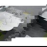 Mexen Mia baignoire autoportante d'angle gauche 150 x 75 cm, blanche/noire, robinet doré - 52691507575L-50