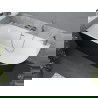 Mexen Mia baignoire autoportante d'angle gauche 160 x 75 cm, blanche/noire, trop-plein en chrome - 52691607575L-01