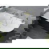 Baignoire Mexen Mia en coin, à poser, gauche, 160 x 75 cm, blanche/noire, siphon en or brossé - 52691607575L-55