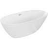 Baignoire Mexen Eris autoportante 170 x 80 cm, blanche, trop-plein chromé - 53441708000-01