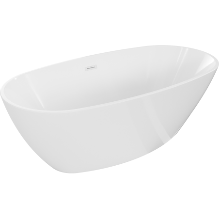 Baignoire Mexen Eris autoportante 170 x 80 cm, blanche, trop-plein blanc - 53441708000-20