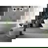 Baignoire Mexen Eris autoportante 170 x 80 cm, blanche, évacuation en laiton brossé - 53441708000-65