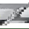 Baignoire Mexen Mia angle droite 170 x 80 cm, blanche/noire, trop-plein blanc - 52691708075P-20