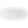 Baignoire Mexen Eris autonome 170 x 80 cm, blanche/noire, trop-plein blanc - 53441708075-20