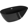 Mexen Eris baignoire autoportante 170 x 80 cm, noire, trop-plein blanc - 53441708070-20