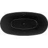 Baignoire Mexen Eris autoportante 170 x 80 cm, noire, évacuation noire - 53441708070-70