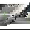 Baignoire indépendante Mexen Eris 180 x 80 cm, blanche, bonde en nickel brossé - 53441808000-97