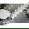 Baignoire Mexen Eris indépendante 180 x 80 cm, blanche/noire, trop-plein blanc - 53441808075-20