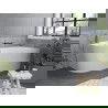 Baignoire d’angle Mexen Mia autoportante droite 180 x 80 cm, blanche, évacuation chromée - 52691808000P-01