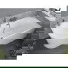 Baignoire Mexen Mia à poser dans le coin droit 180 x 80 cm, blanche, évacuation gun metal - 52691808000P-95