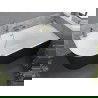 Baignoire Mexen Mia d'angle droite 180 x 80 cm, blanche/noire, évacuation dorée - 52691808075P-50