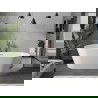Baignoire autoportante Mexen Flavia 150 x 75 cm, blanche, trop-plein en laiton brossé - 54031507500-65