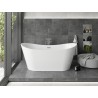 Mexen Montana baignoire autoportante 150 x 75 cm, blanche, trop-plein chromé - 52011507500-01