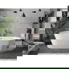 Baignoire Mexen Flavia autonome 160 x 75 cm, blanche, avec vidage en or rose - 54031608000-60
