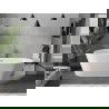 Baignoire Mexen Flavia autoportante 170 x 75 cm, blanche, vidange en nickel brossé - 54031708000-97