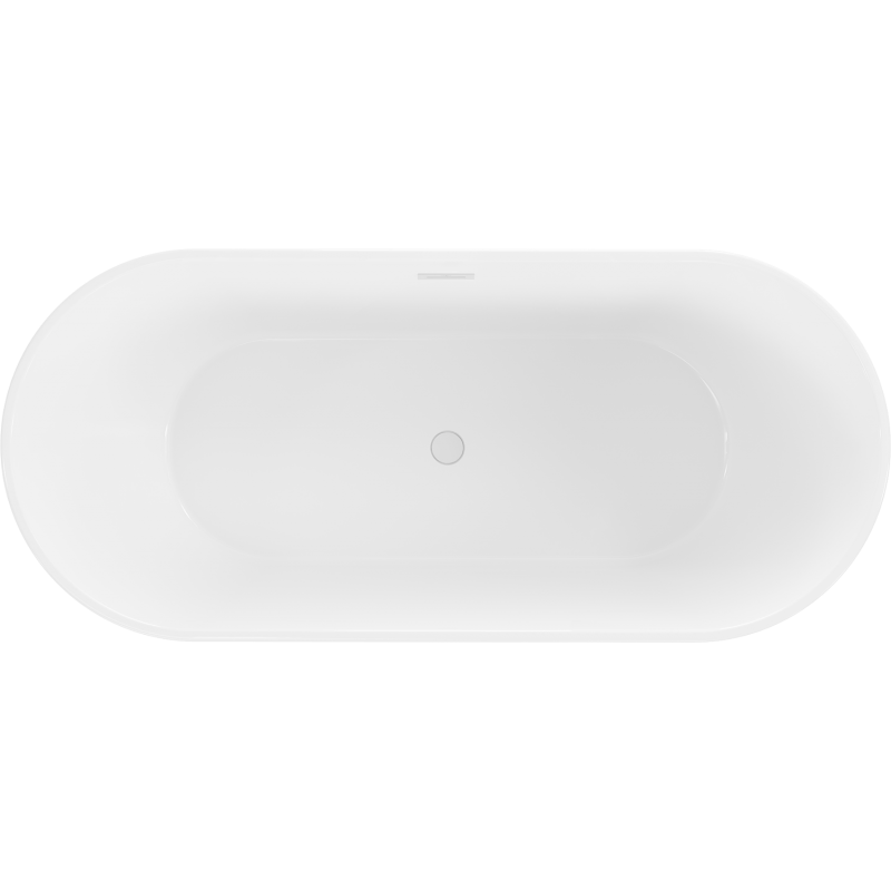 Mexen Flavia baignoire autoportante 170 x 75 cm, blanche, trop-plein blanc - 54031708000-20