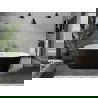 Mexen Flavia baignoire autoportante 170 x 75 cm, blanc/noir, trop-plein chrome - 54031708075-01