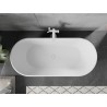 Mexen Flavia baignoire autoportante 170 x 75 cm, blanc/noir, trop-plein blanc - 54031708075-20