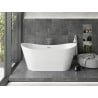 Baignoire Mexen Montana indépendante 170 x 80 cm, blanche, trop-plein chromé - 52011708000-01