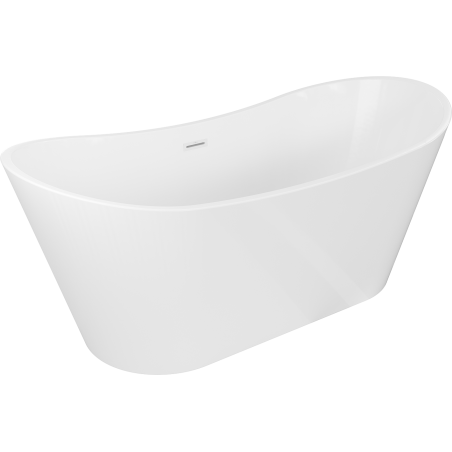 Baignoire Mexen Montana freestanding 170 x 80 cm, blanche, trop-plein blanc - 52011708000-20