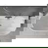 Mexen Oval baignoire autoportante murale 180 x 80 cm, blanche, bonde chromée - 52671808000-01
