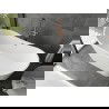 Baignoire Mexen Montana autoportante 170 x 80 cm, blanc, évacuation en or rose - 52011708000-60