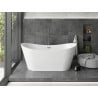 Mexen Montana baignoire autoportante 170 x 80 cm, blanche, trop-plein gun metal - 52011708000-95