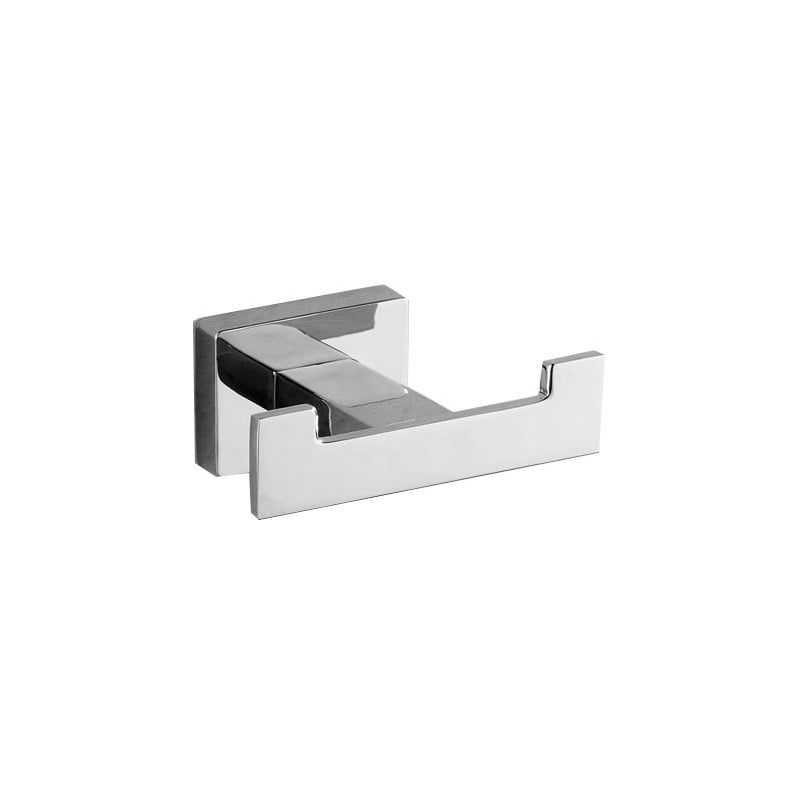 Mexen Arno crochet porte-serviettes double, Chrome - 7020735-00