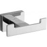 Mexen Arno crochet porte-serviettes double, Chrome - 7020735-00