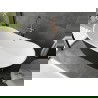 Mexen Montana baignoire autonome 170 x 80 cm, blanche/noire, évacuation en cuivre brossé - 52011708075-65
