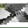 Baignoire autonome Mexen Montana 170 x 80 cm, blanche/noire, trop plein noir - 52011708075-70