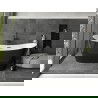 Baignoire autonome Mexen Montana 170 x 80 cm, blanche/noire, trop plein noir - 52011708075-70